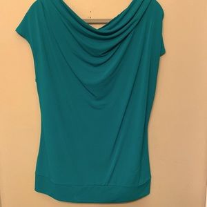Woman’s New York and Company green blouse